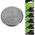 GP Lithium 3V Pil CR2032 PİL 3V PİL Lityum Pil Lithium Pil 3 Volt Pil CR2032 (2Paket=10Adet)
