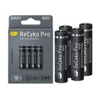 GP Pro AAA İnce 800 mAh 4’lü Şarjlı Pil