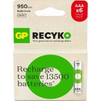 GP Recyko 1000 Serisi Ni-Mh AAA 4+2 Şarjlı İnce Kalem Pil