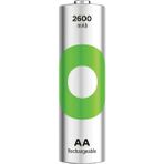 GP Recyko 2600 mAh 1.2V AA Boy NiMH Kalem Şarjlı Pil 2'li Kart