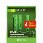 Gp Recyko 850 Serisi Aaa Şarjlı Pil 4+2