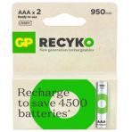 Gp Recyko 950 Mah 1.2V Aaa Boy Nimh İnce Şarjlı Pil 2'Li
