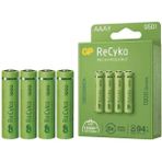 Gp Recyko 950MAH Ni-Mh Aaa Şarjlı Ince Kalem Pil 4'lü Paket - 1 Adet