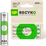 Gp Recyko Gp65aaahcer21 Sarjli Pil Aaa Ince Kalem 650 Mah Ni-Mh 2Li Paket