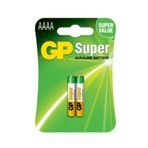 Gp Süper Alkalin Aaaa Boy İncenin İncesi Kalem Pil 1,5 Volt 2'Li Kart