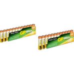 GP Ultra Alkalin 12'li AAA ve AA Pil