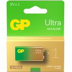 GP Ultra Alkalin 9V Boy Kare Pil