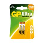 GP Ultra Alkalin AAA Pil 2'li Paket İnce Kalem