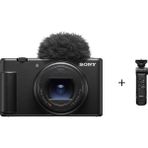 Gp-Vpt3 Çok Fonksiyonlu Çekim Koluna Sahip Sony Zv-1 Iı 4K / 20,1mp Kompakt Vlog Dijital Fotoğraf Makinesi – Siyah