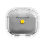 GPACK Airpods 3. Nesil uyumlu Kulaklık Kılıfı Çıtçıtlı Kapak Darbe Korumalı Airbag 33 Gri