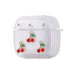 Gpack Airpods 4 Uyumlu Kulaklık Kılıfı Simli Şeffaf Kutup Airbag 44 Kırmızı