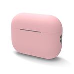 GPACK Airpods Pro 2 uyumlu Kulaklık Kılıfı Mat Orj Kancalı Silikon + İp SF20 Pembe