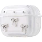 Gpack Airpods Pro 2 Uyumlu Kulaklık Kılıfı Simli Şeffaf Kutup Airbag 44 Gri