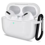 Gpack Airpods Pro 3 Uyumlu Kılıf Mat Kancalı Silikon SF13 Beyaz