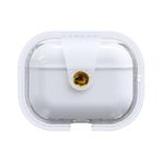 GPACK Airpods Pro uyumlu Kulaklık Kılıfı Çıtçıtlı Kapak Darbe Korumalı Airbag 33 Şeffaf