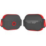 GPACK Airpods Pro uyumlu Kulaklık Kılıfı Yandan Tuşlu Kapak Darbe Korumalı Airbag 34 Kırmızı