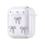 Gpack Airpods Uyumlu Kulaklık Kılıfı Simli Şeffaf Kutup Airbag 44 Gri