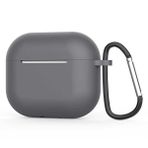 Gpack Apple AirPods 3. Nesil Mat Kancalı Silikon A11 Siyah Kulaklık Kılıfı