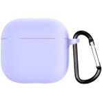 Gpack Apple Airpods 4 Uyumlu Kılıf İçi Kadife Silikon SF21 (Lila)