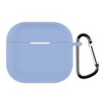 Gpack Apple Airpods 4 Uyumlu Kılıf Mat Kancalı Silikon SF13 Mavi