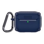 Gpack Apple Airpods Pro 2 Sert Armor Karbon Görünüm A26 Lacivert Kılıf