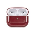 Gpack Apple Airpods Pro Kılıf Suni Deri Kancalı Silikon Sf9 Kırmızı