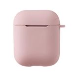 Gpack Apple AirPods Pro Mat Kancalı Silikon A11 Pembe Kulaklık Kılıfı