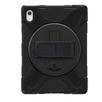 Gpack Apple iPad 10.9 (10.nesil) 2022 Kılıf Defender Tablet Tank Koruma Standlı Df2 Siyah