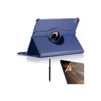 Gpack Apple iPad Pro 12.9 2018 3. Nesil ile Uyumlu Kapaklı Standlı 360° Koruma Kılıf, Lacivert