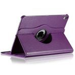 Gpack Apple iPad Pro 12.9 2018 3.nesil Kılıf Kapaklı Standlı 360 Dönebilen Koruma Dn3 Mor
