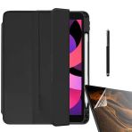 Gpack Apple İpad Pro 12.9 2020 4.Nesil Kilif Kalem Bolmeli Arkasi Seffaf Standli Nt22 Nano Kalem