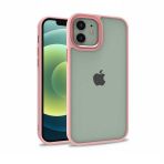 Gpack Apple iPhone 11 Kılıf Flora Sert Silikon Arkası Cam Şeffaf