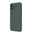 Gpack Apple iPhone 11 Pro Max Renkli Tıpalı Kamera Korumalı Silikon Esnek Koruma Siyah Kılıf