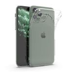 Gpack Apple Iphone 11 Pro Max Şeffaf Renksiz Kamera Korumalı Silikon Cep Telefonu Kılıfı