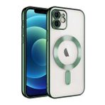 Gpack Apple iPhone 12 Demre Renkli Silikon Magsafe Wireless Şarj Özellikli Kılıf