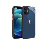 Gpack Apple İphone 12 Mini kaff Sarı Detaylı Lacivert Kapak Kılıf