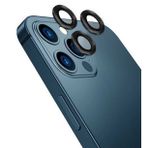 Gpack Apple iPhone 12 Pro Max Kamera Metal Cam Mavi Lens Koruyucu