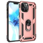 Gpack Apple iPhone 12 Pro Max Tank Koruma Vega Standlı Yüzüklü Mıknatıslı Bronz Kılıf