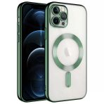 Gpack Apple iPhone 13 Pro Demre Renkli Silikon Magsafe Wireless Şarj Özellikli Kılıf