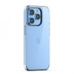 Gpack Apple İphone 14 Pro Coss Şeffaf Sert Kapak Silikon 5 mm Nano Ekran Koruma Kılıf