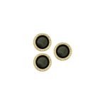 Gpack Apple iPhone 14 Pro Max ile Uyumlu Kamera Lens Koruyucu, Taşlı Metal, Gold