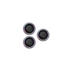 Gpack Apple iPhone 14 Pro Max ile Uyumlu Kamera Lens Koruyucu, Taşlı Metal, Şeffaf