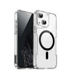 Gpack Apple İphone 15 Plus Kılıf Magsafe Renkli Şeffaf Sert Mika T-Max Alp