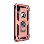 Gpack Apple iPhone Xs Vega Standlı Yüzüklü Mıknatıslı Bronz Kılıf