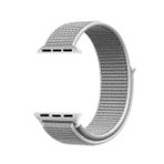 Gpack Apple Watch 1-2-3-4-5 44 mm Kumaş Cırtcırtlı Siyah Kordon