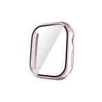 Gpack Apple Watch 10 46mm ile Uyumlu Kasa ve Ekran Koruyucu, Sert PC, Pembe Koyu