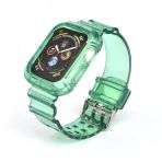 Gpack Apple Watch 40 mm Krd-27 Şeffaf Renkli Transparan Silikon Kordon