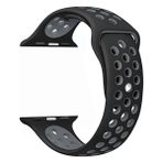 Gpack Apple Watch 6 40 mm Delikli Çift Renk Silikon Renksiz Kordon