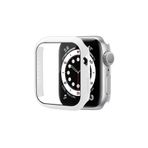 Gpack Apple Watch 7 45mm ile Uyumlu Ekran Koruyucu, Full Glue, Renkli Beyaz