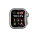 Gpack Apple Watch 7 45mm ile Uyumlu Ekran Koruyucu ve Kasa Dönüştürücü, Gri